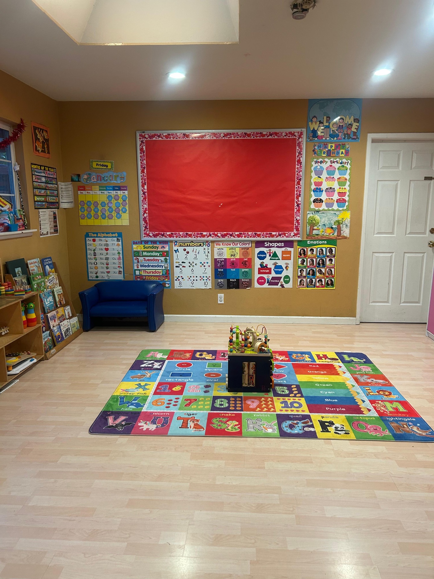Learning and activity area at Little Explorer Family Childcare in San Jose